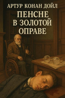 Пенсне в золотой оправе